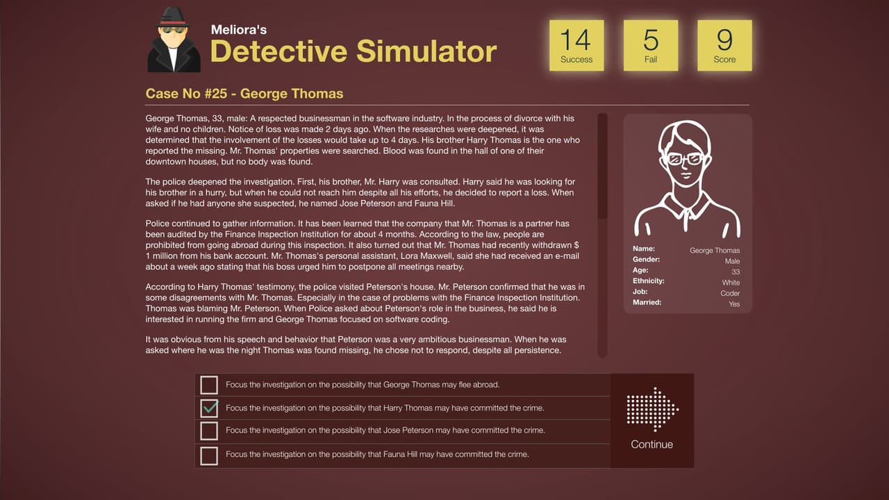 Melioras Detective Simulator screenshot 2