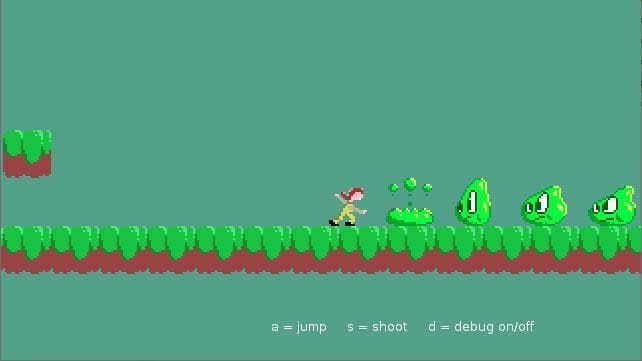 Platform game"engine" screenshot 2