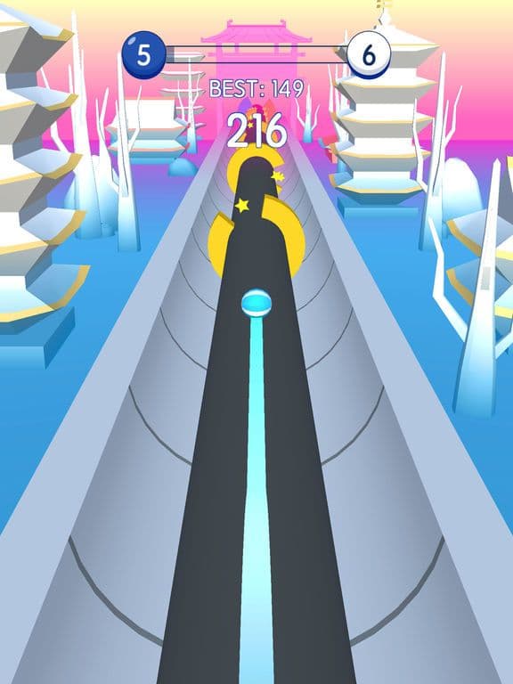 Smash Road - Color Ball Run 3D screenshot 3