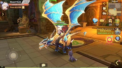 Blade & Wings: Future Fantasy 3D Anime MMORPG Game screenshot 2