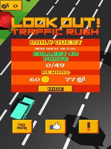 Look Out! - Traffic Rush screenshot 2