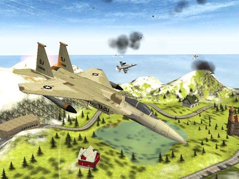 3D Fighter Jet Hurricane - Air Plane Combat Storm screenshot 2