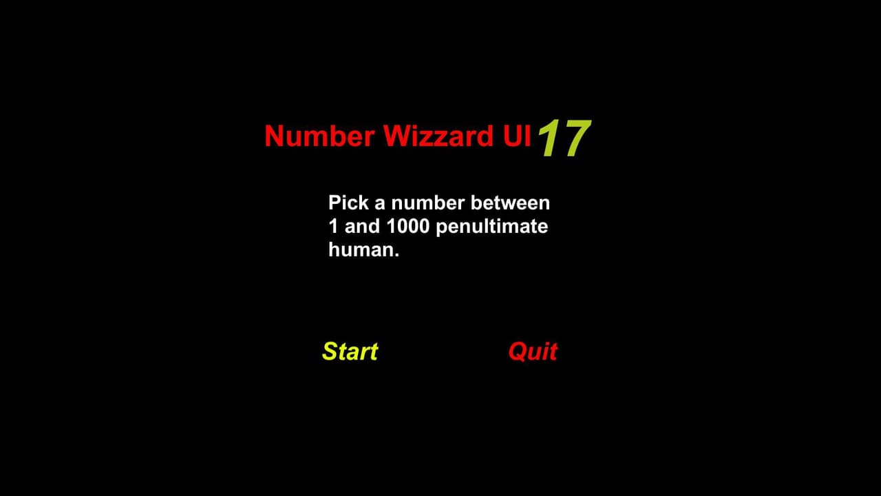 Number Wizzard UI 17