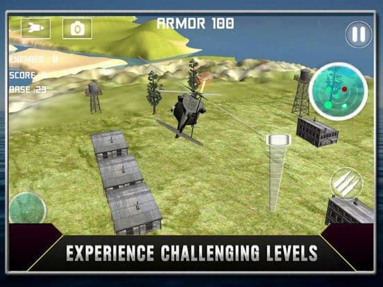 Pocket Helicopter Fire War screenshot 2