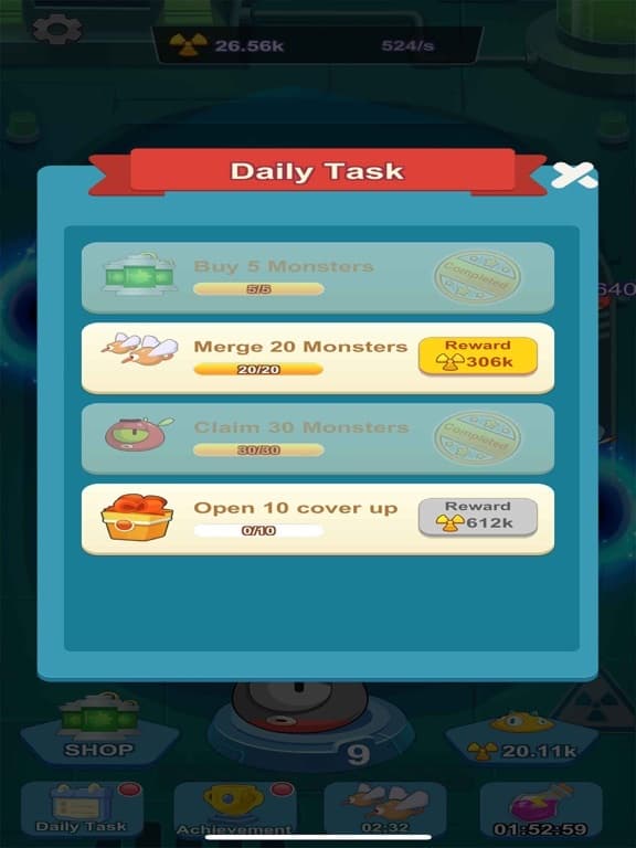 Lovely Monster-Merge Game