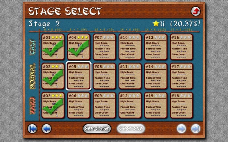 Nikakudori Solitaire screenshot 4