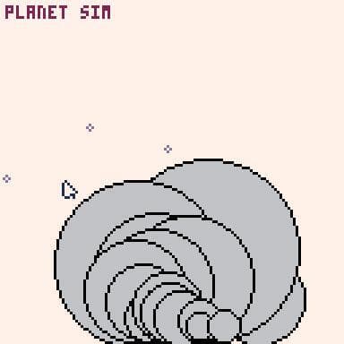 Planet/Ball Simulation