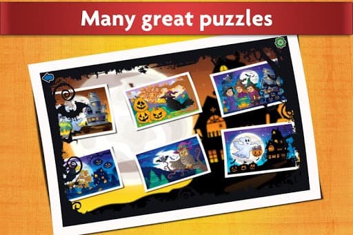 Jigsaw Puzzles Halloween Game for Kids 👻 screenshot 2