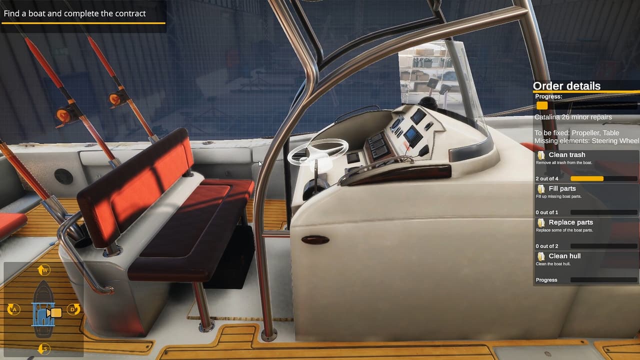 Yacht Mechanic Simulator 2021: First Contract screenshot 2