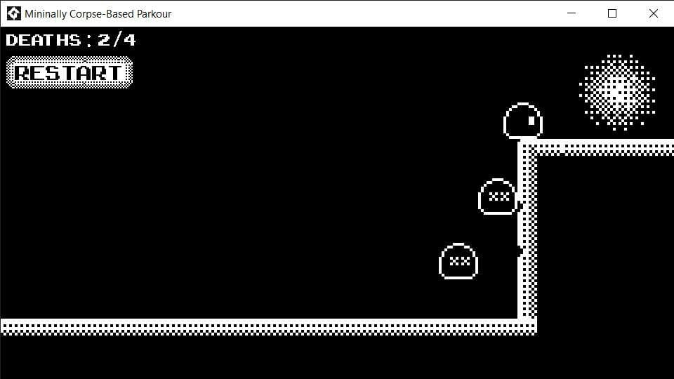 Minimally Corpse-Based Parkour Game screenshot 4