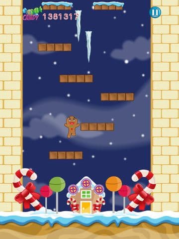Ginger-Bread Boy Christmas Candy Jump Story