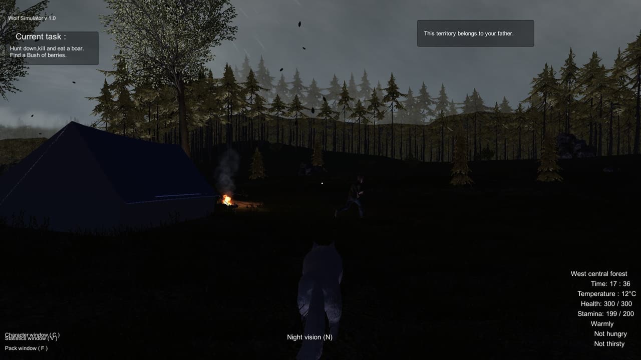 Wolf Simulator screenshot 2