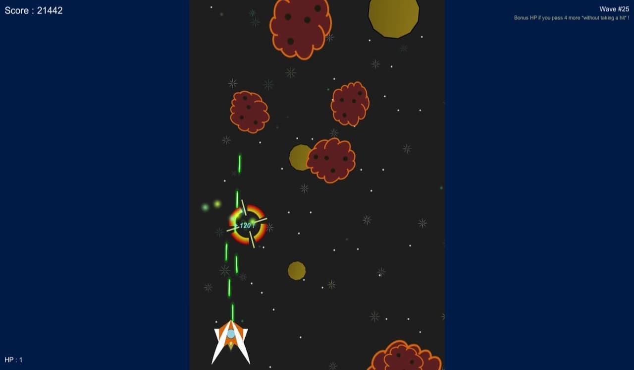 2D Space Shooter thingy - (Not) my first game screenshot 2