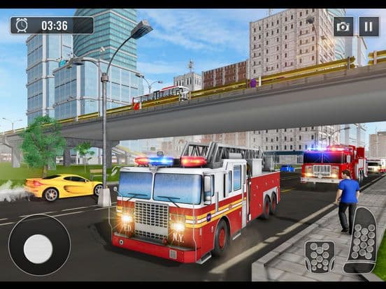 Fire Truck Driving Simulator screenshot 4