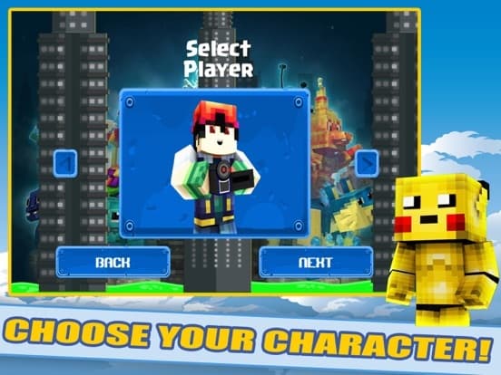 Pixelmon Swing - Poke Rope and Fly Escape Go Adventure Free Game screenshot 3