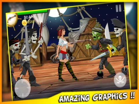 Lady Pirate - Cursed Ship Run Escape screenshot 3