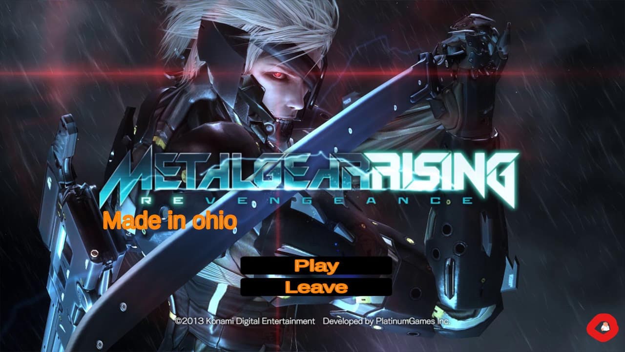 Metal gear rising (made in ohio)