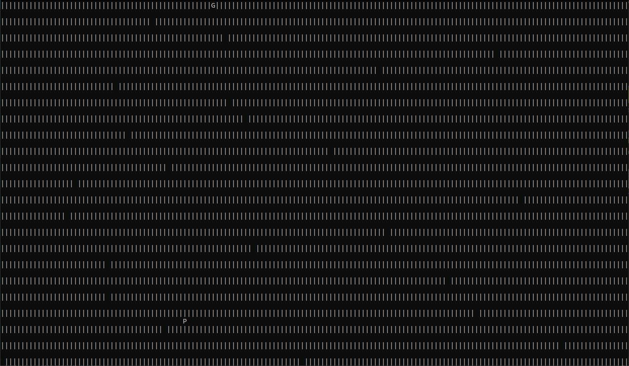 Ascii maze game