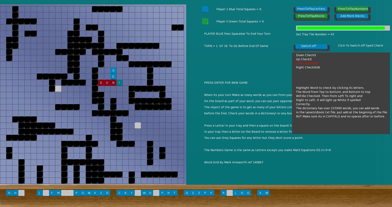 Words and Number Puzzle Board screenshot 2