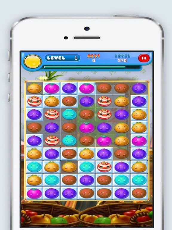 Fruit Crusher Match 3 entertainment super hit easy game screenshot 4