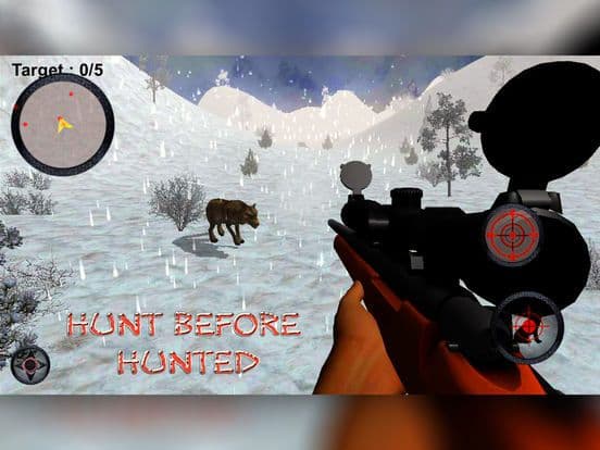 Wild Wolf Snow Hunting: Safari Shooting screenshot 3