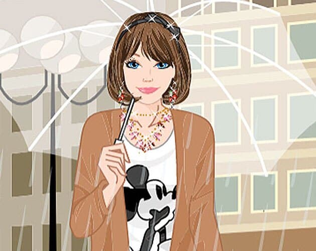 Rainy Day Dress Up Game