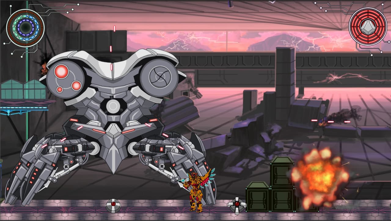 Metal Shell: Neon Pulse screenshot 2