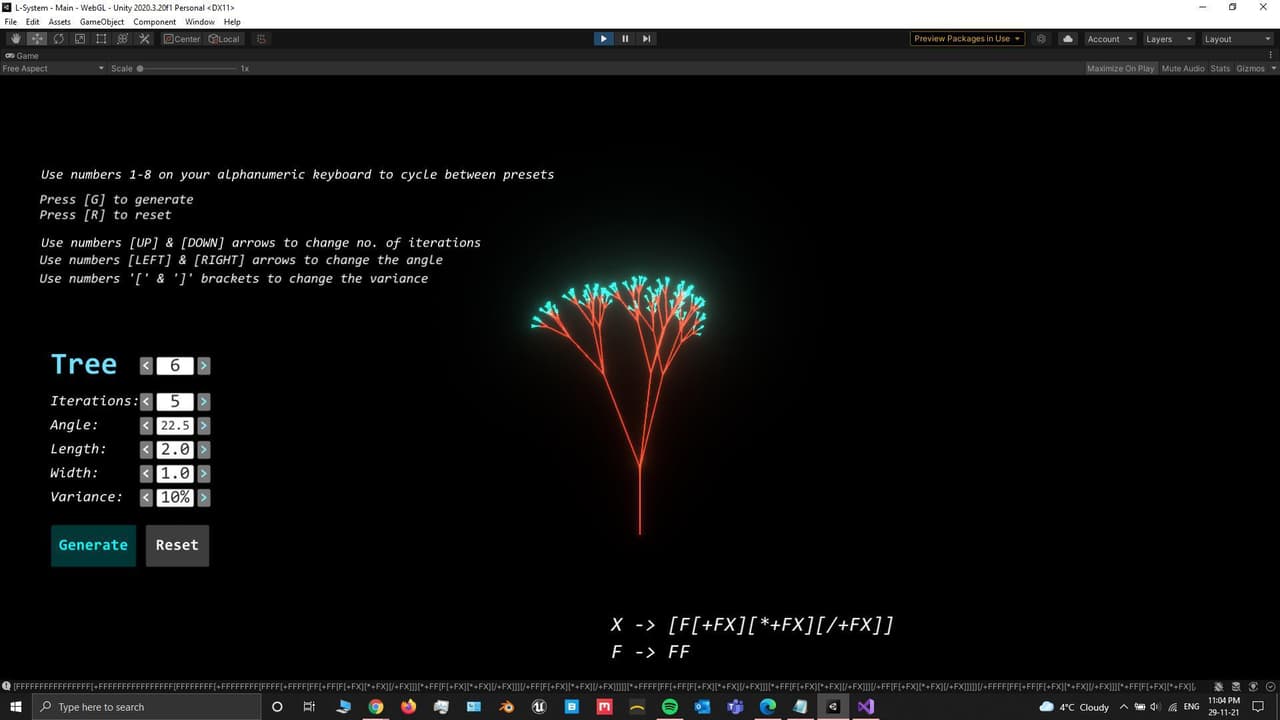 L-System screenshot 5
