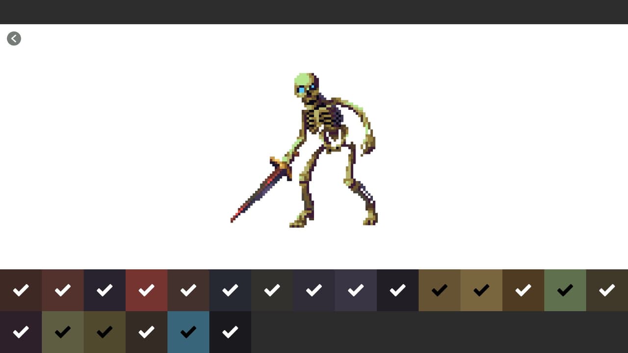 Pixel Art Monster - Color by Number (itch) screenshot 4
