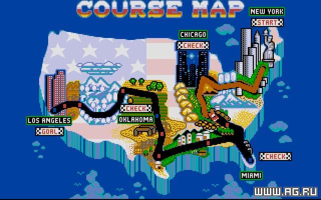 Turbo Outrun (1989) screenshot 3