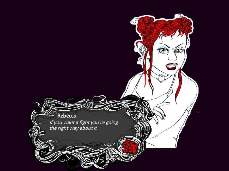 Hot Goths Murder Mystery Dating Sim screenshot 2