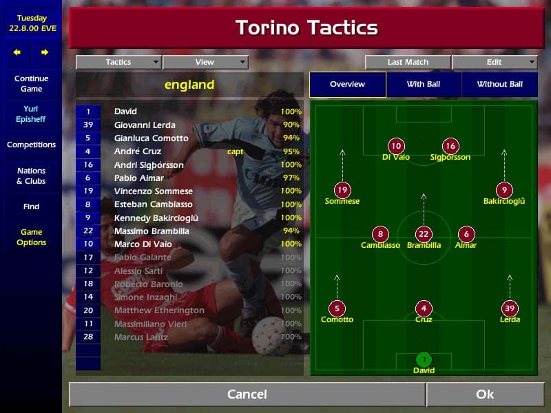 Championship Manager Season 99/00 screenshot 3