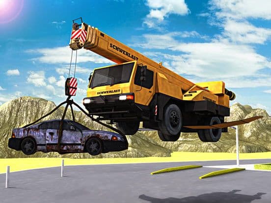 Messy city cleaner truck parking screenshot 2