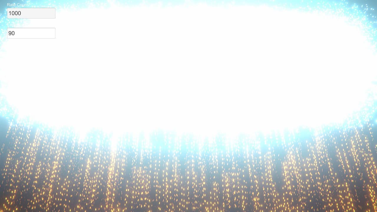Fireworks in space