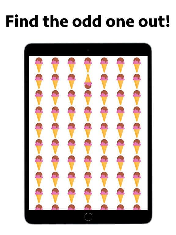Odd one out game screenshot 2