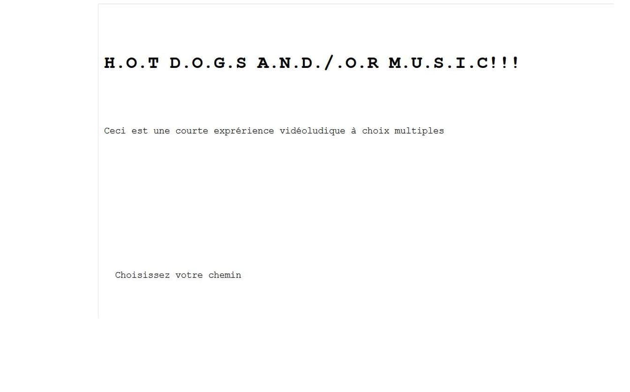 Hot-dogs and music