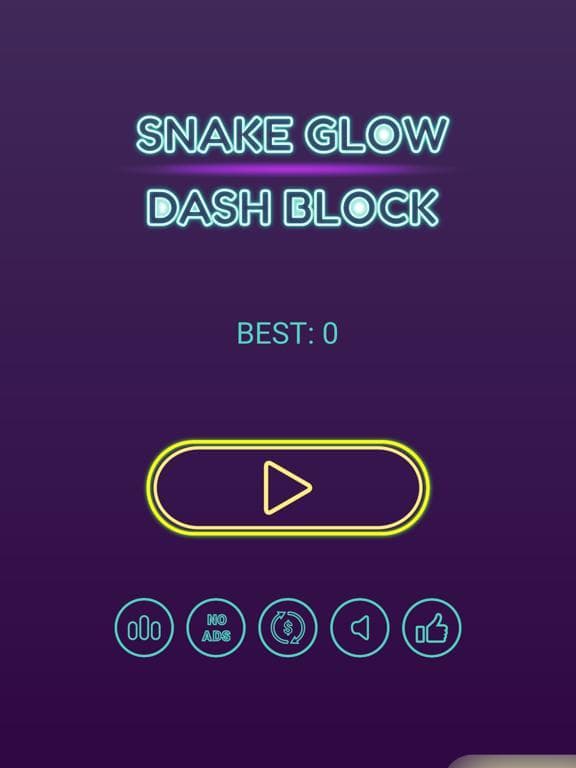 Snake Glow Dash Block
