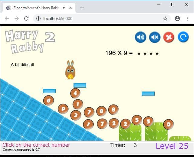 HarryRabby2 Math Multiply by numbers from 2 to 10 FREE screenshot 5