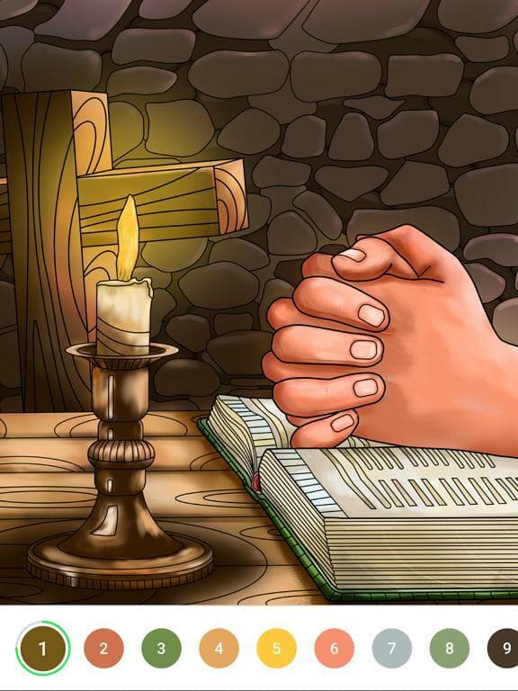 Bible Color - Paint by Number screenshot 5