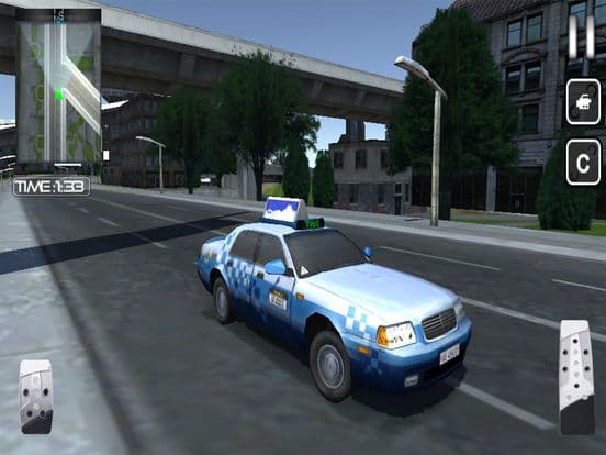 Crazy City Taxi Car Driver 3D screenshot 5