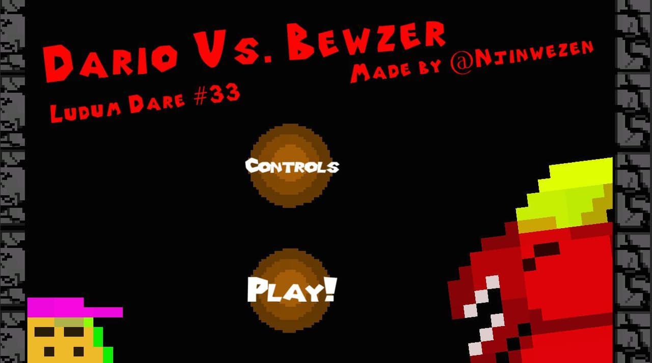 Ludum Dare #33 - Dario Vs Bewzer