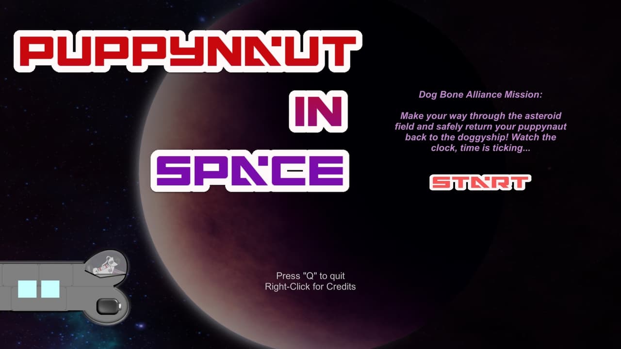 Puppynaut In Space