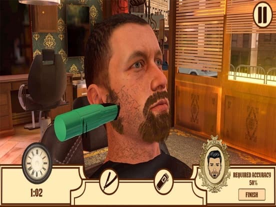 Barber Shop Hair Saloon Sim 3D screenshot 2