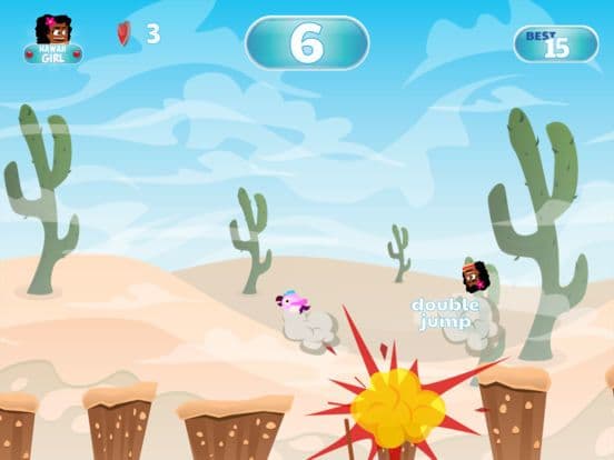 Hawaii Girl - Jumpy Game For Kids screenshot 4