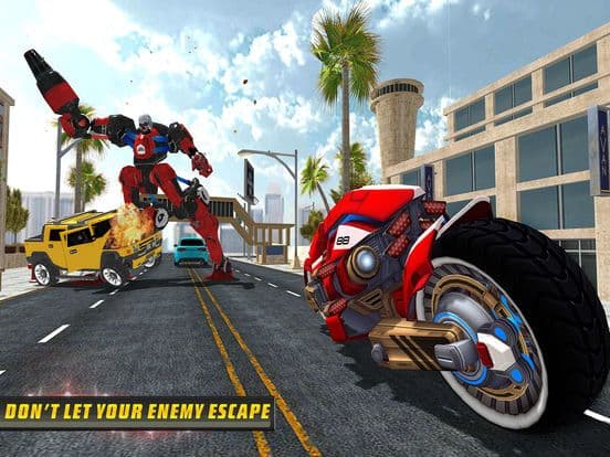 Tron Bike Transform Robot - Life Rider screenshot 3
