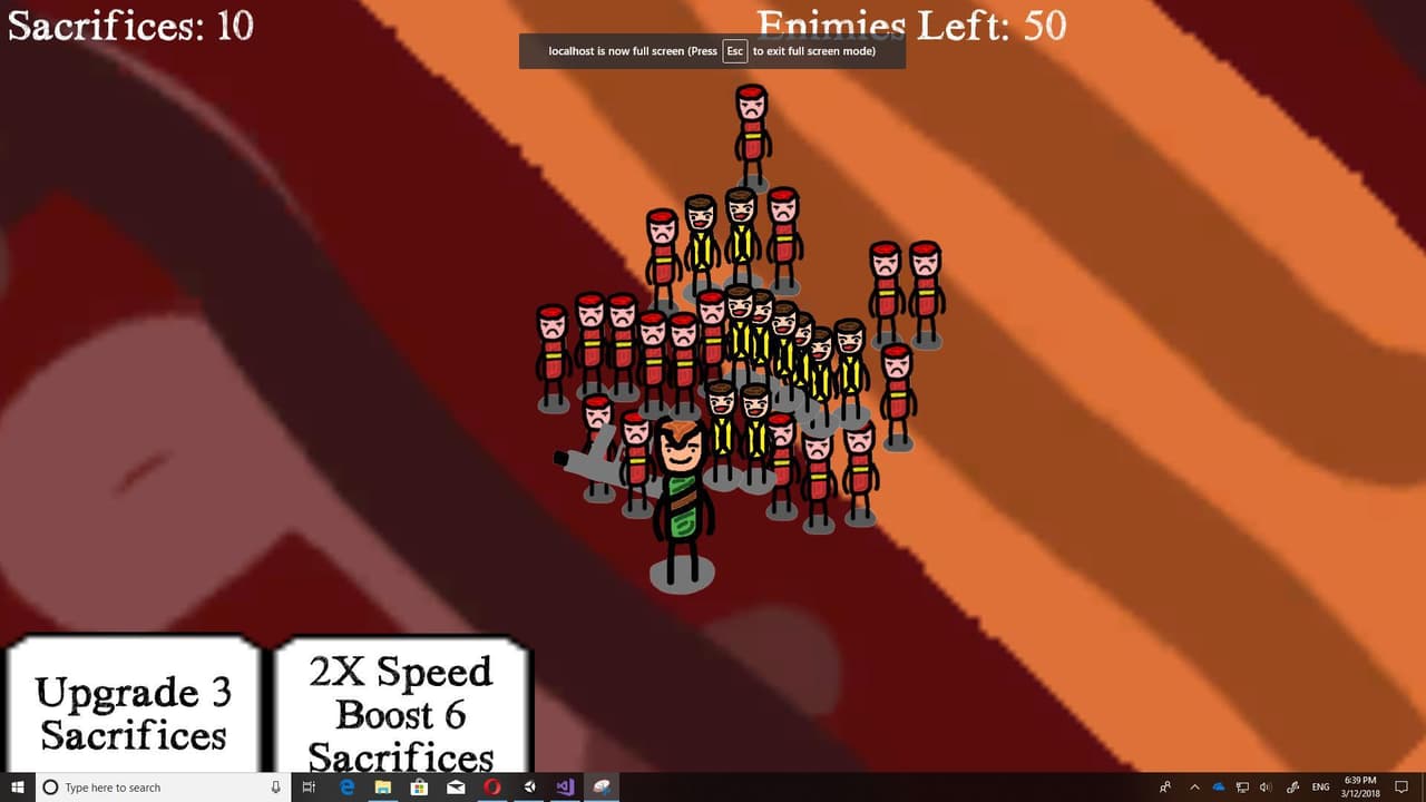 Ludum Dare 43 - Sacrifice to Survive
