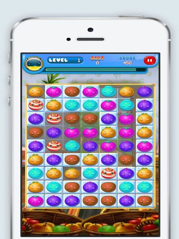 Fruit Crusher Match 3 entertainment super hit easy game