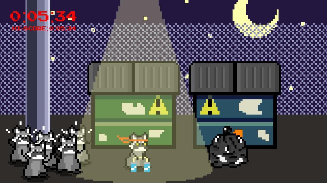 One Minute! Raccoon Rush Trash! screenshot 3