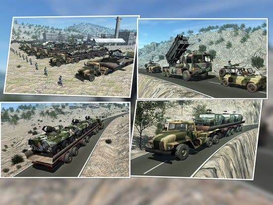 Off Road Heavy Driving - Army Transport Cargo Game screenshot 4