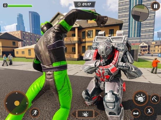 Iron Superhero war Real Heros screenshot 4
